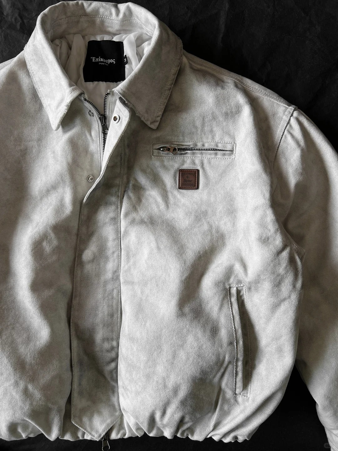 Cropped Harrington Jacket