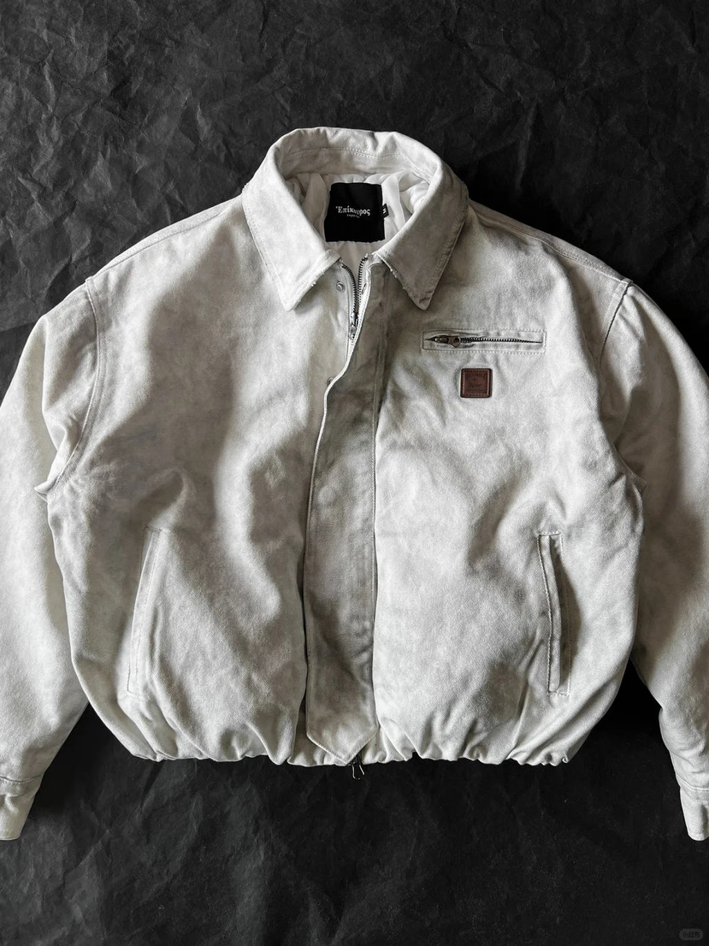 Cropped Harrington Jacket