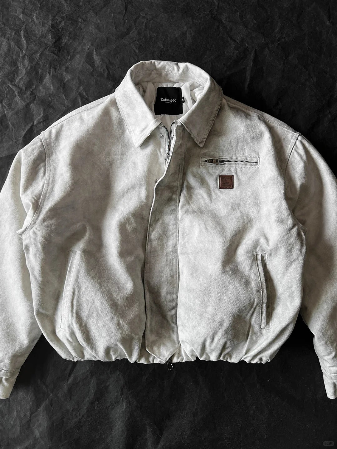 Cropped Harrington Jacket