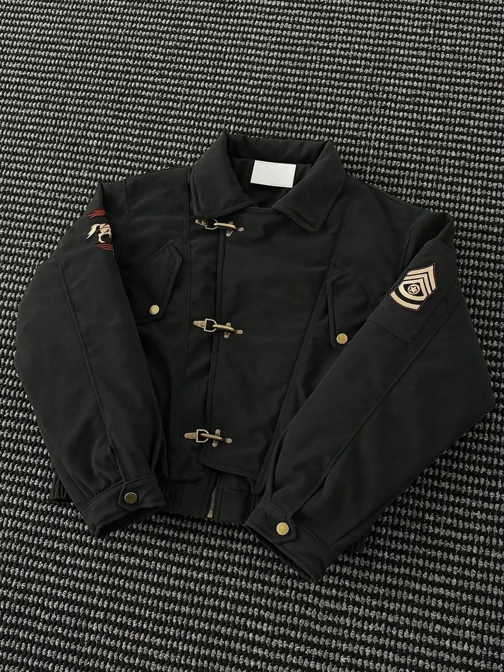 Military-Inspired Tactical Bomber Jacket