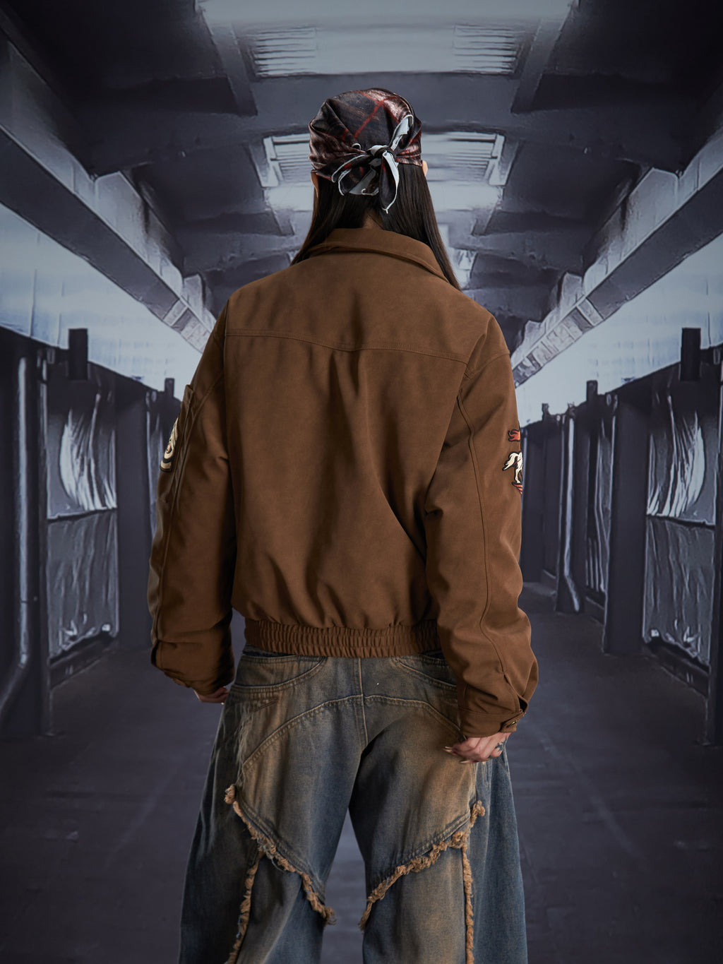 Military-Inspired Tactical Bomber Jacket
