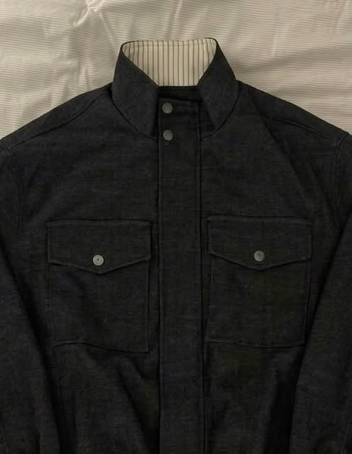 Elastic Hem Harrington Jacket