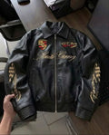 Collared Biker Jacket