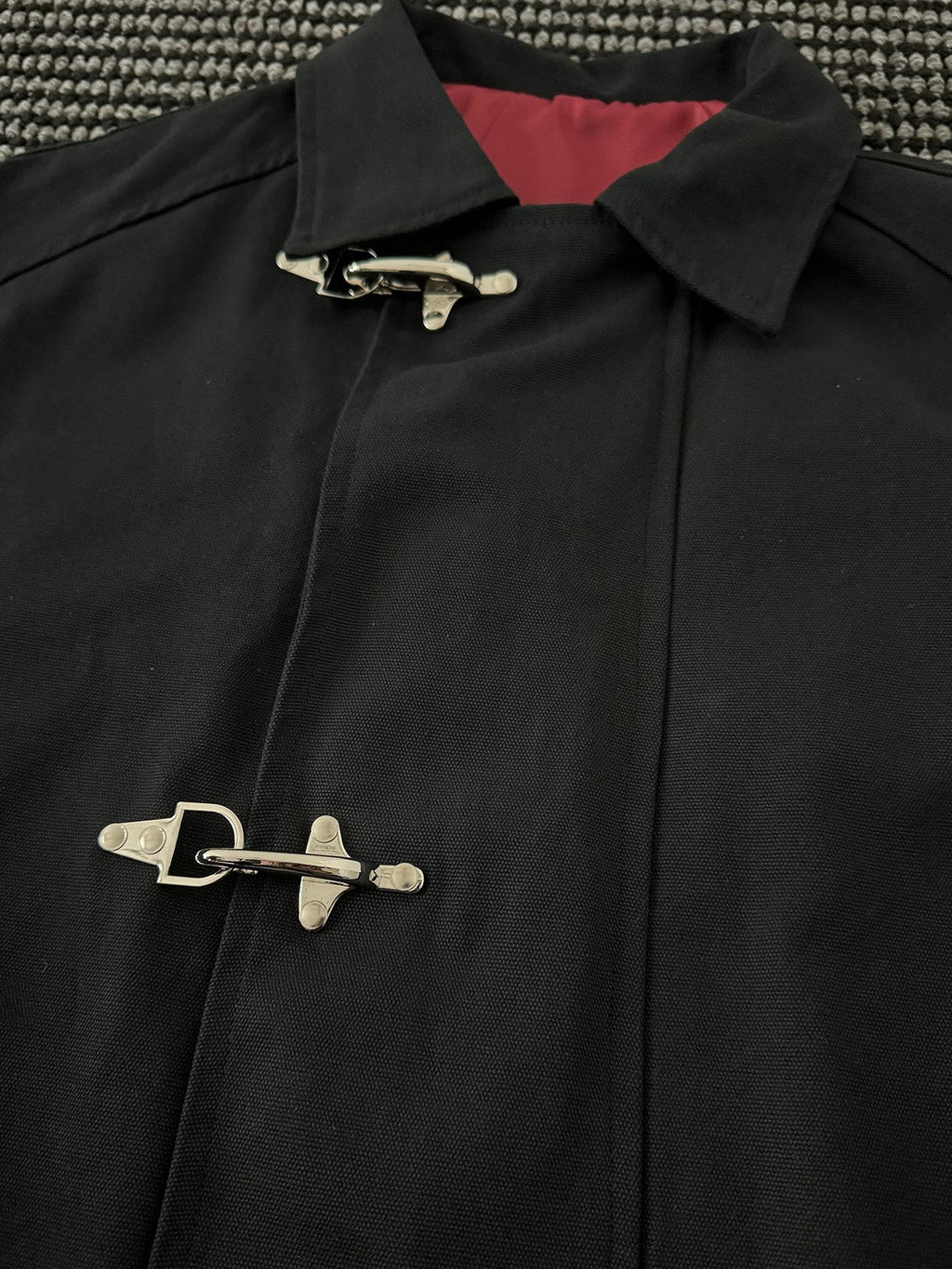 Fireman Jacket clasp closure