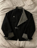 Asymmetric Fireman Style Jacket