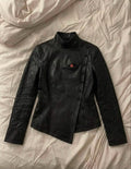 Avant-Garde High Collar Jacket