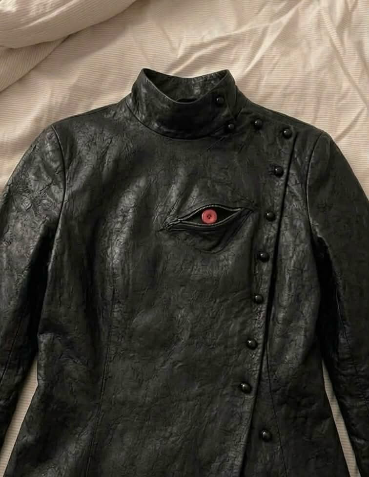 Avant-Garde High Collar Jacket