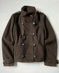 Double-Breasted Military Jacket