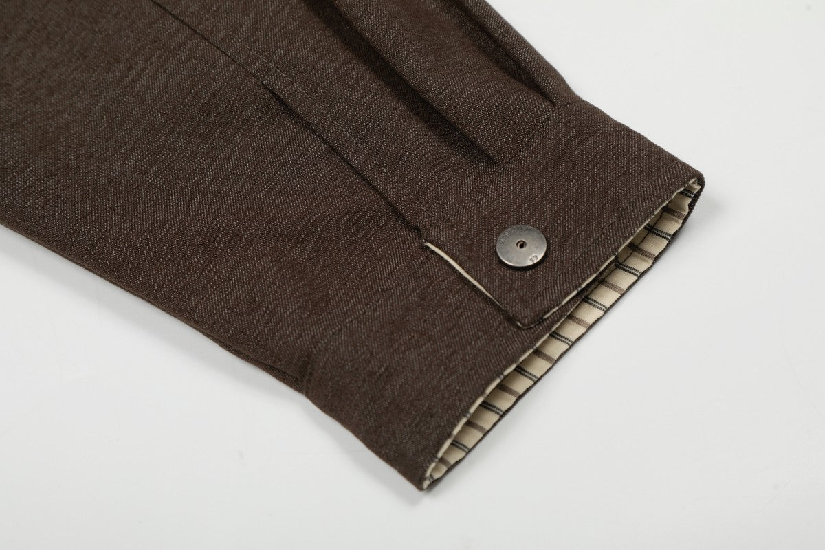 Elastic Hem Harrington Jacket