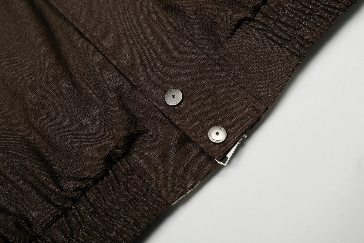 Elastic Hem Harrington Jacket