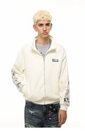 Musical Note Embroidered Track Jacket