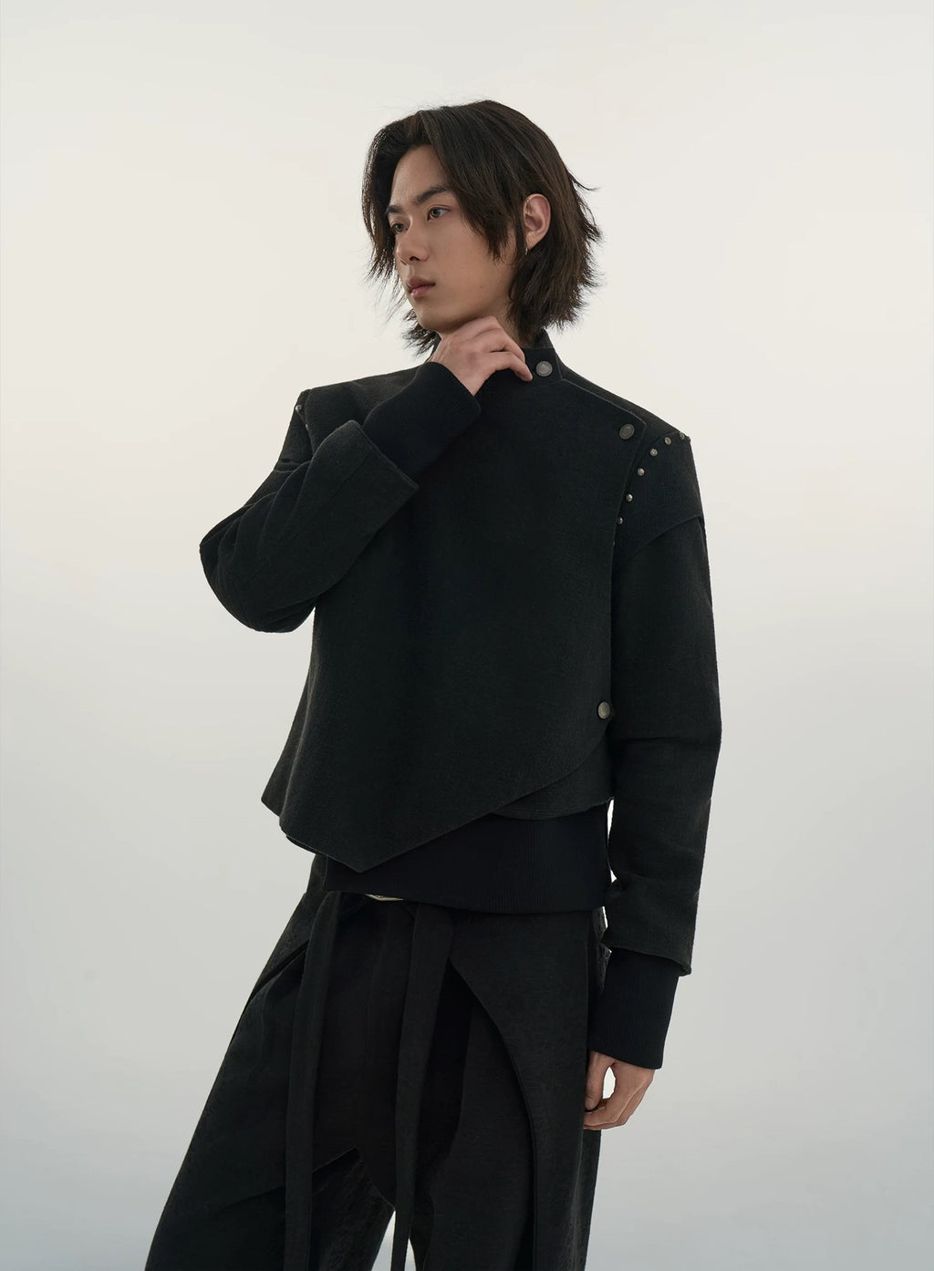 Studded Shoulder Fencing Jacket