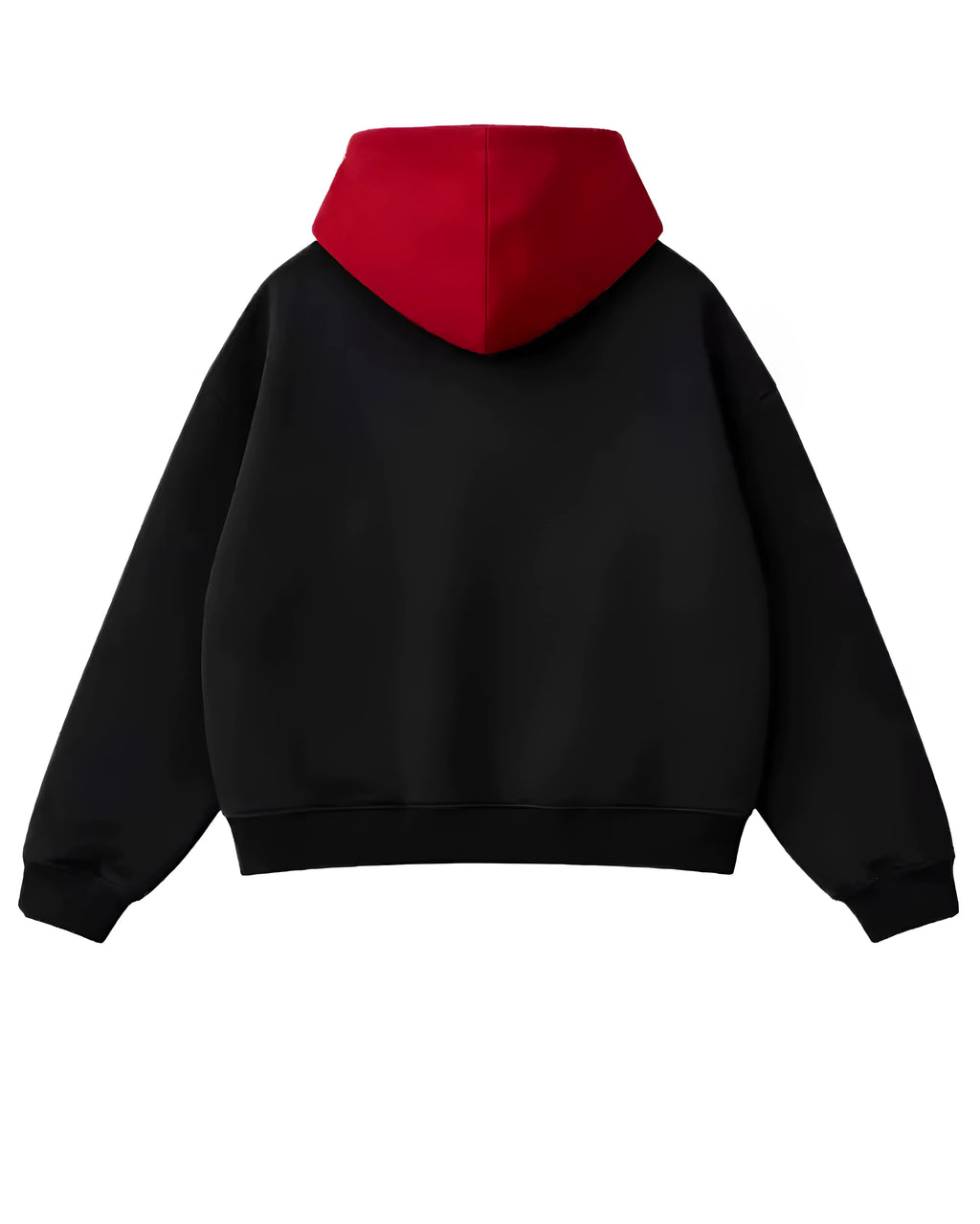 Industrial Asymmetric Metal-Hook Pullover Hood