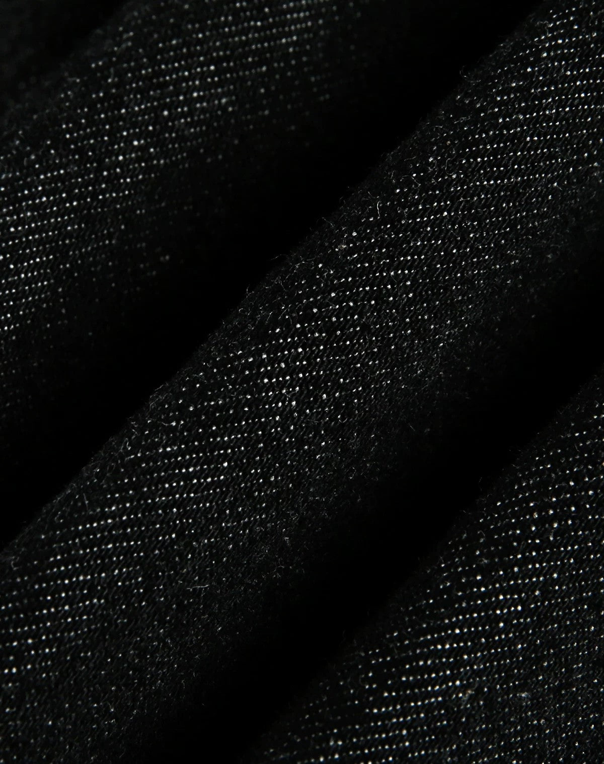 Diagonal Button Denim Jacket