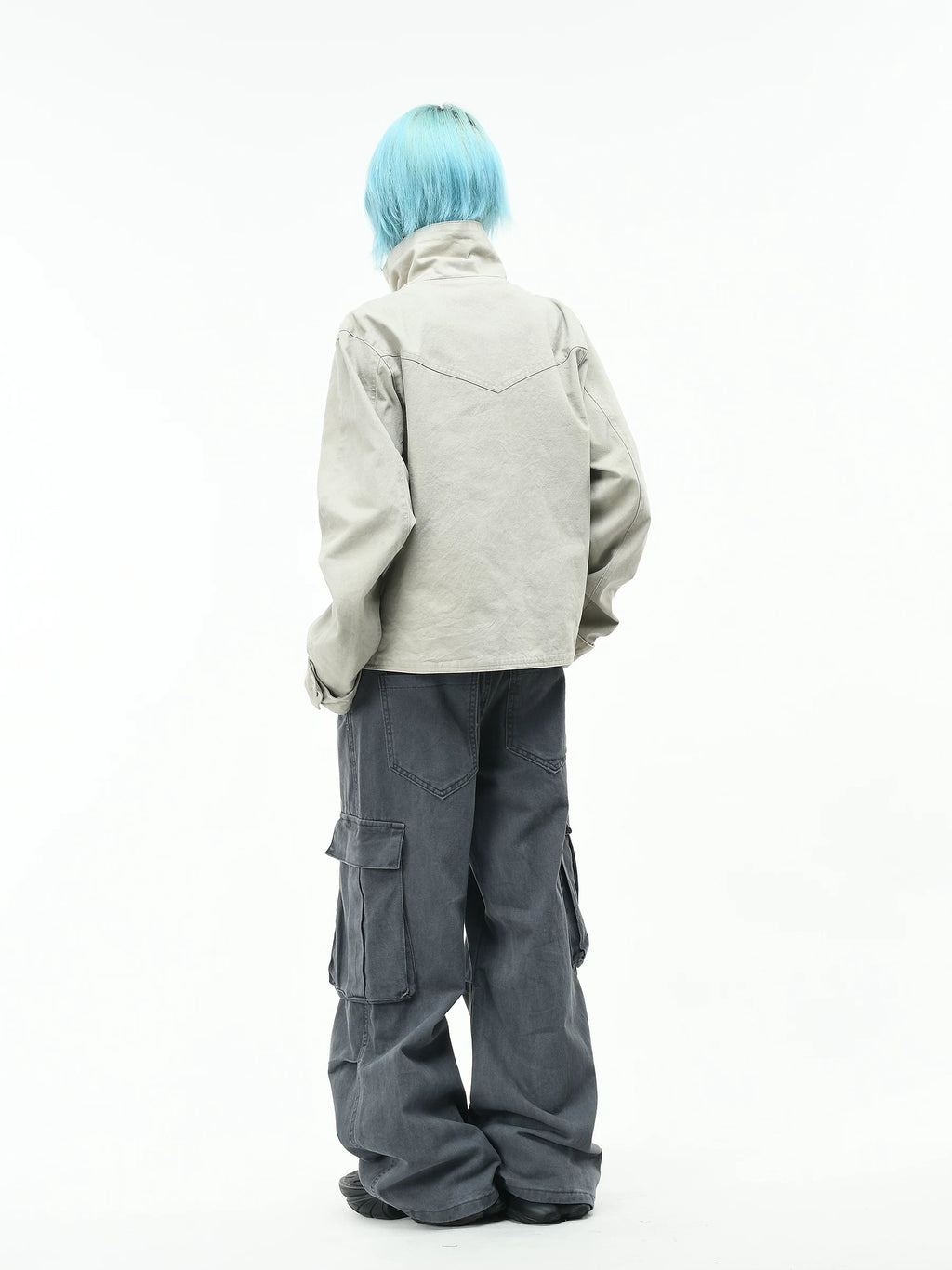 Frogged Military Canvas Officer Jacket