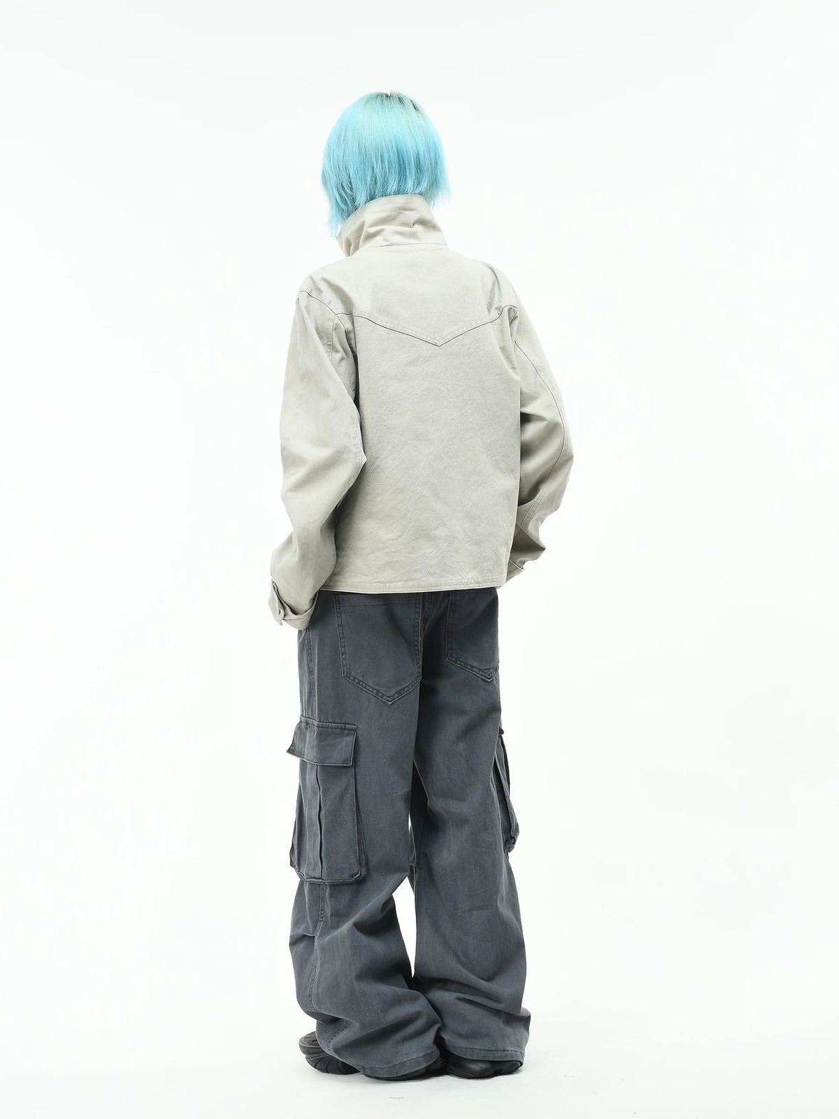Frogged Military Canvas Officer Jacket