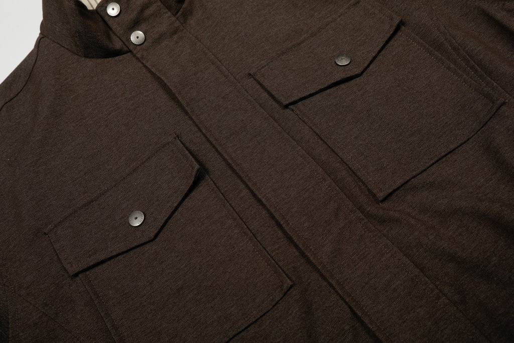 Elastic Hem Harrington Jacket