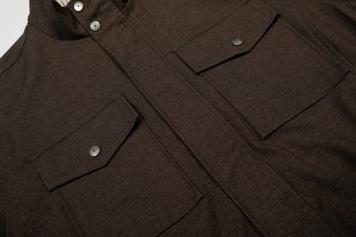 Elastic Hem Harrington Jacket