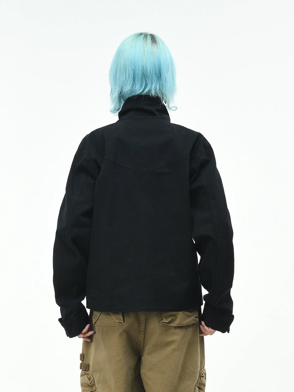 Frogged Military Canvas Officer Jacket
