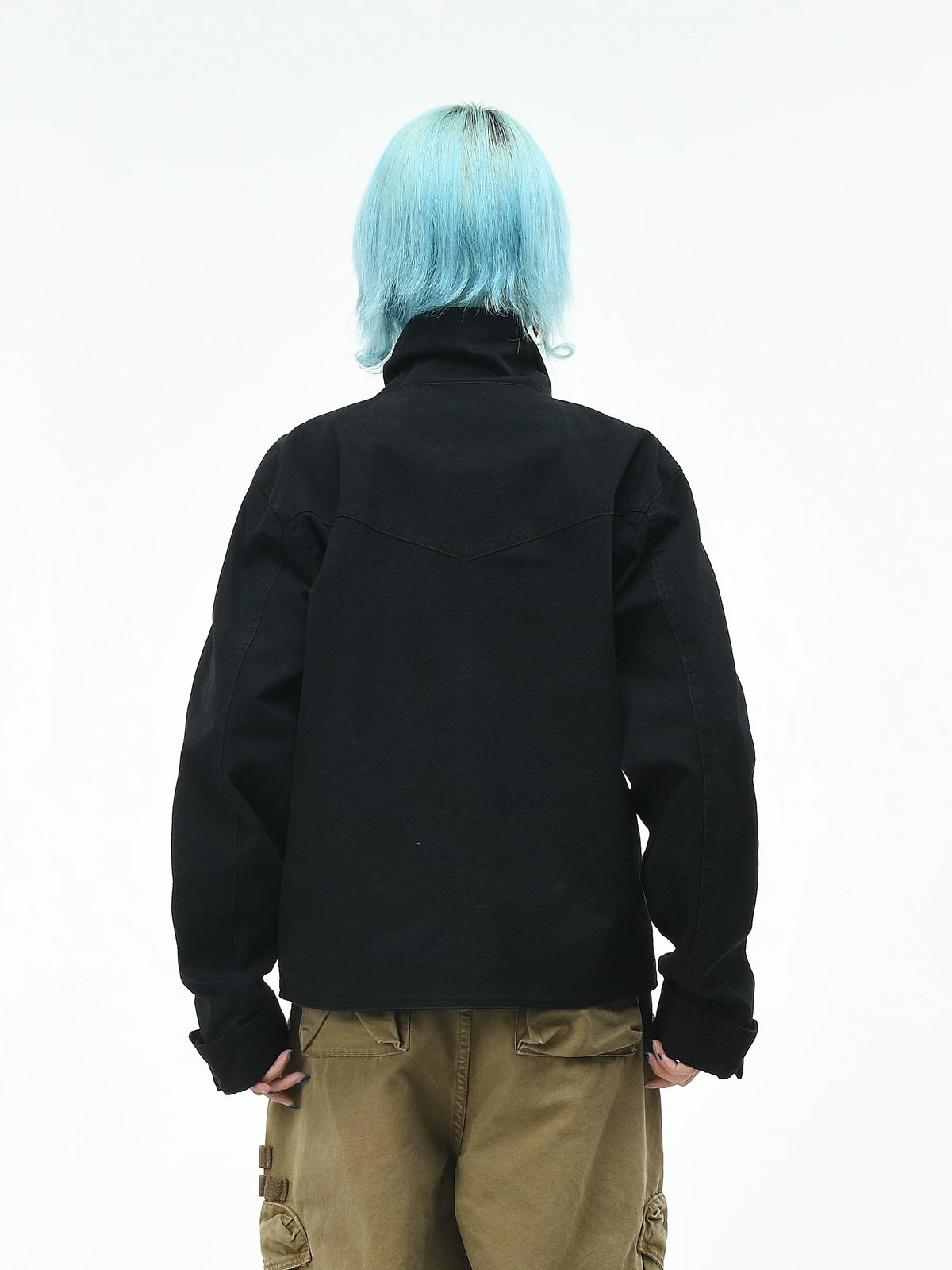 Frogged Military Canvas Officer Jacket