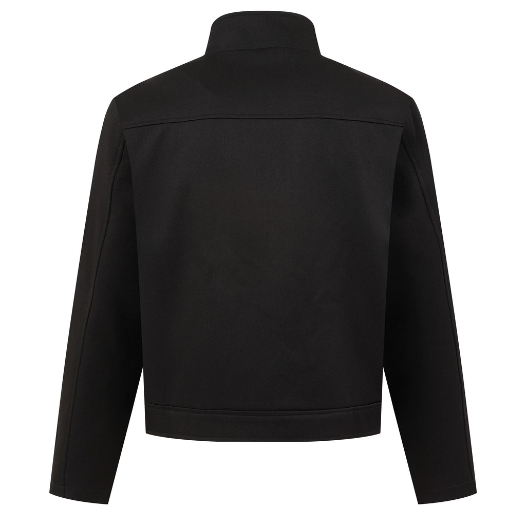 Metal Clasp Closure Stand-Collar Jacket