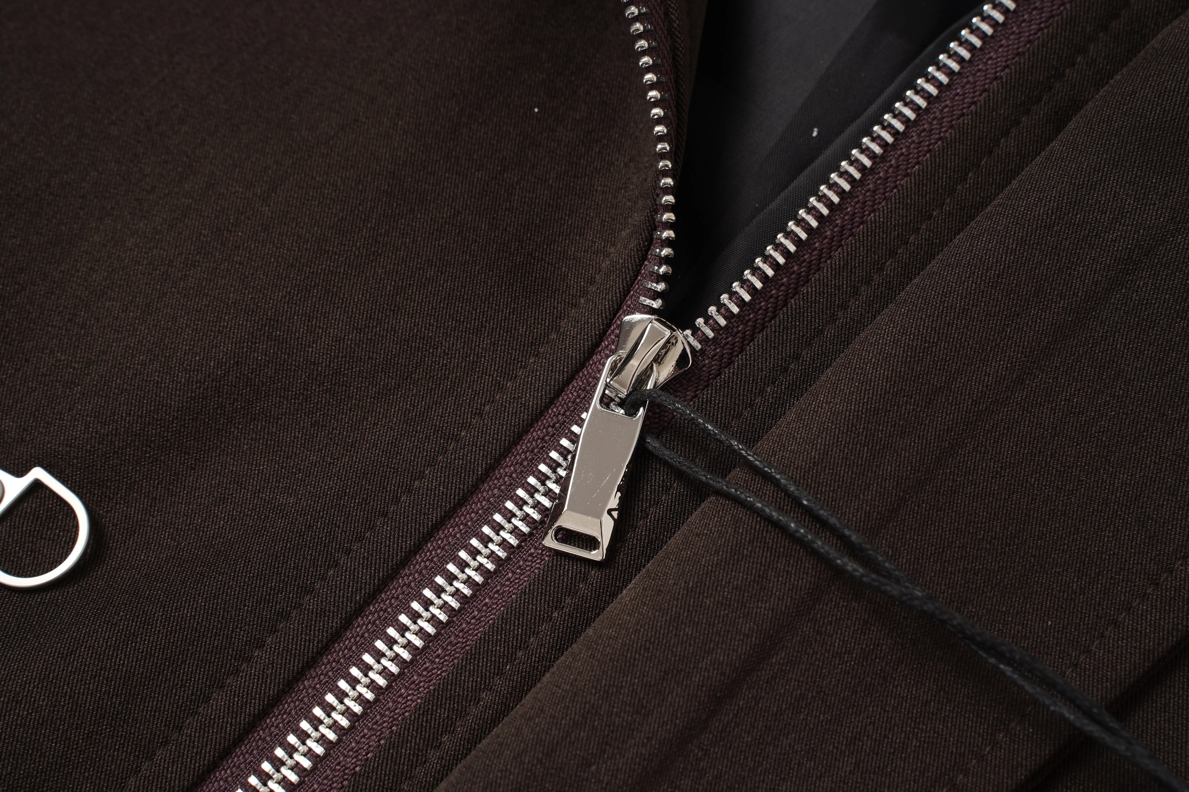 Metal Clasp Closure Stand-Collar Jacket