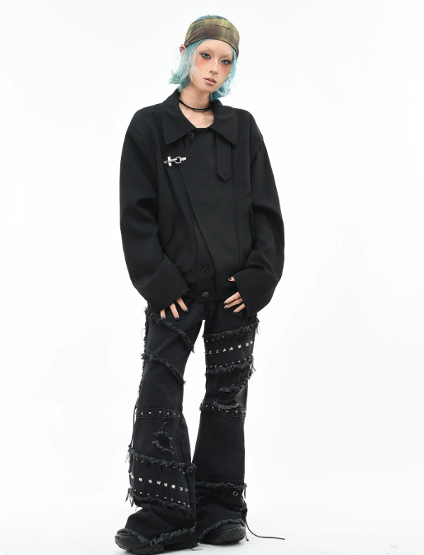Avant-Garde Asymmetrical Jacket