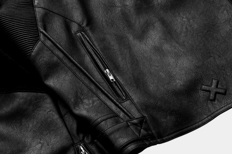 Cyberpunk Industrial Articulated Leather Jacket